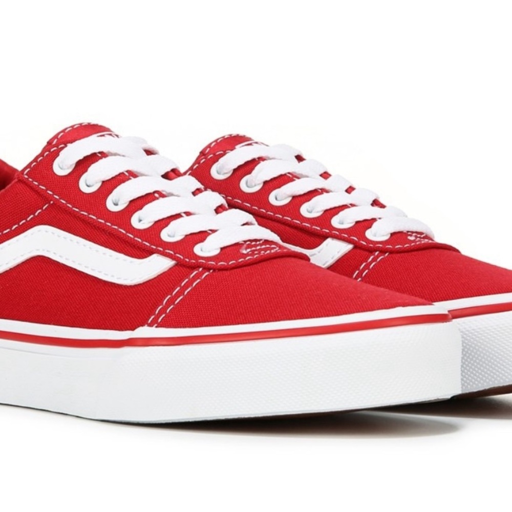 Vans red Size 4 youth - new without box